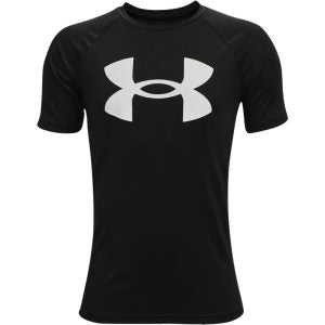 UNDER ARMOUR Tech Logo Hybrid Tee Boys