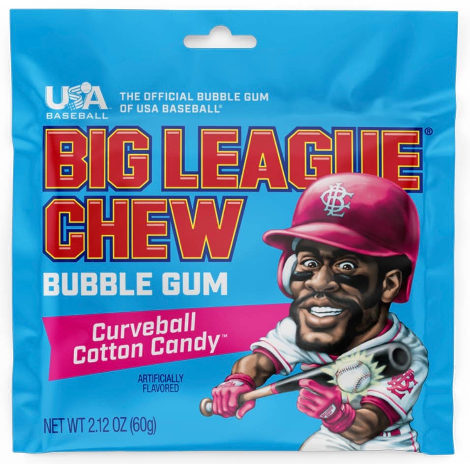 Big League Chew Curveball Cotton Candy