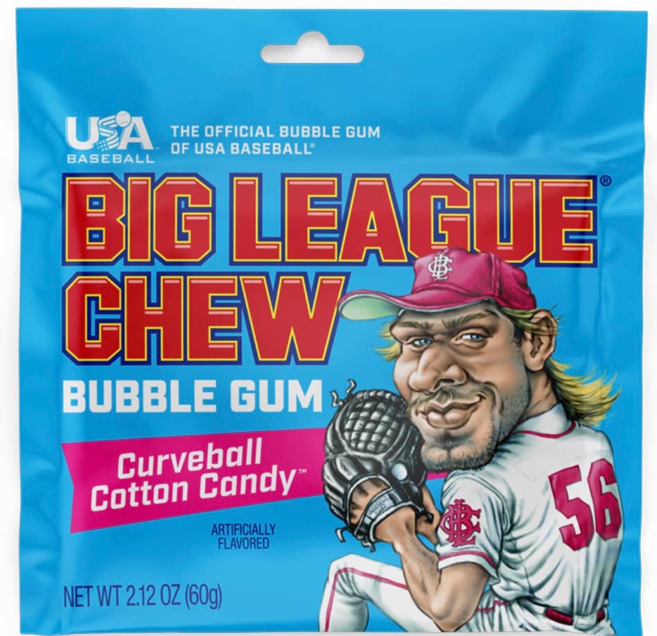 Big League Chew Curveball Cotton Candy