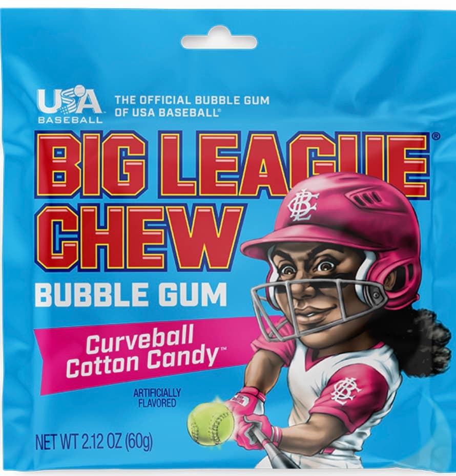 Big League Chew Curveball Cotton Candy