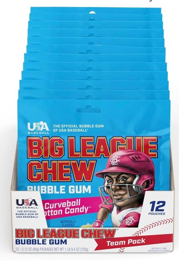 Big League Chew Curveball Cotton Candy