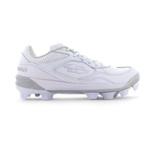 Women's Endura Molded Cleats White/White