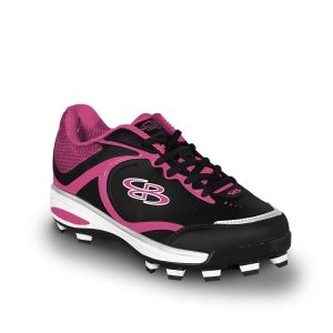 Boombah Women's Select Molded Cleat Black/Hot Pink